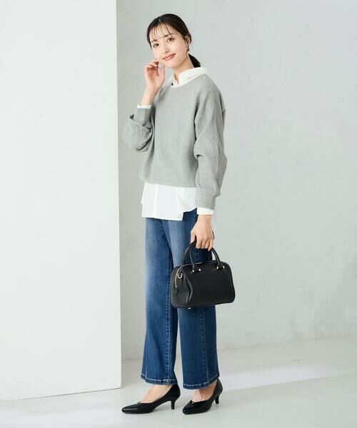 a.v.v / アー・ヴェ・ヴェ ニット・セーター | 【2SET/雑誌InRed(宝島社)12月号掲載】クロップドニット＆ニットベスト | 詳細19