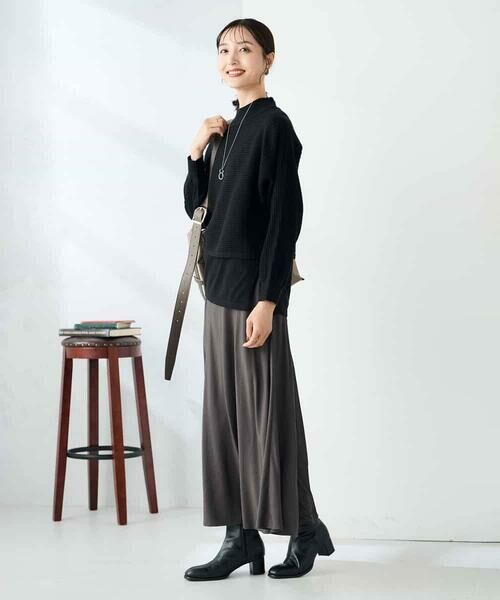 a.v.v / アー・ヴェ・ヴェ ニット・セーター | 【2SET/雑誌InRed(宝島社)12月号掲載】クロップドニット＆ニットベスト | 詳細24