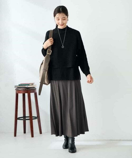 a.v.v / アー・ヴェ・ヴェ ニット・セーター | 【2SET/雑誌InRed(宝島社)12月号掲載】クロップドニット＆ニットベスト | 詳細25