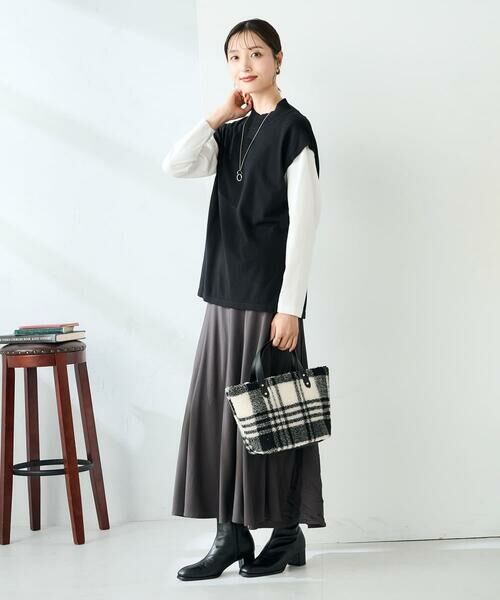 a.v.v / アー・ヴェ・ヴェ ニット・セーター | 【2SET/雑誌InRed(宝島社)12月号掲載】クロップドニット＆ニットベスト | 詳細30