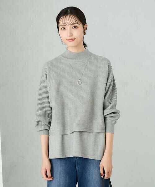 a.v.v / アー・ヴェ・ヴェ ニット・セーター | 【2SET/雑誌InRed(宝島社)12月号掲載】クロップドニット＆ニットベスト | 詳細5