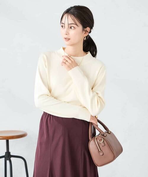 a.v.v / アー・ヴェ・ヴェ ニット・セーター | 【洗える】プチハイネックニット | 詳細15