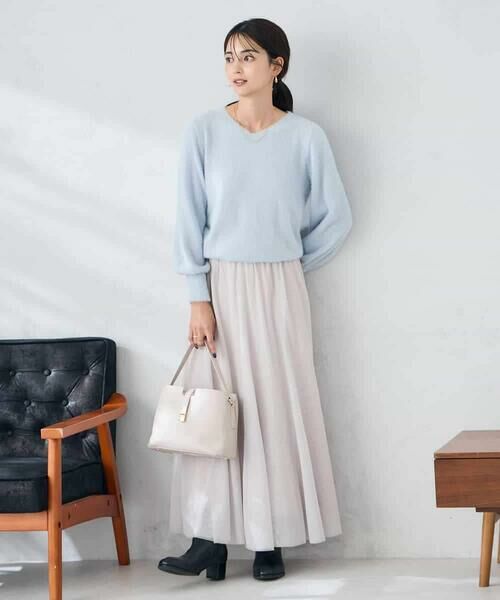 a.v.v / アー・ヴェ・ヴェ ニット・セーター | ヘアリーラメVネックニット | 詳細10