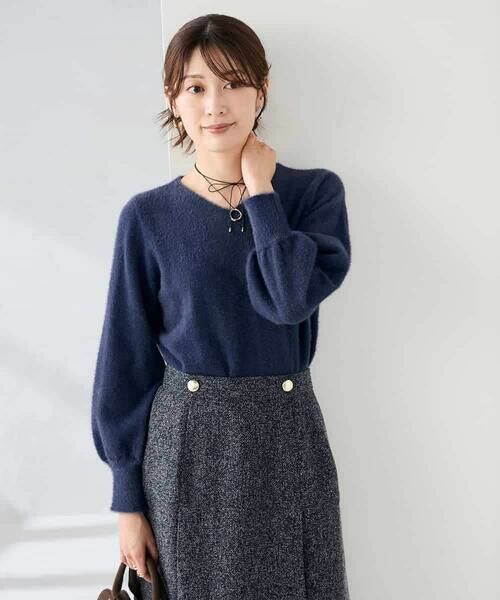 a.v.v / アー・ヴェ・ヴェ ニット・セーター | ヘアリーラメVネックニット | 詳細14