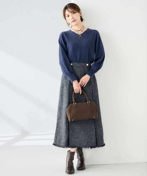 a.v.v / アー・ヴェ・ヴェ ニット・セーター | ヘアリーラメVネックニット | 詳細17
