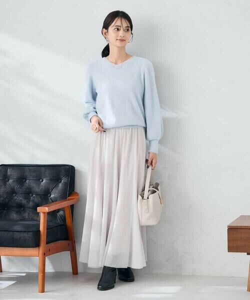 a.v.v / アー・ヴェ・ヴェ ニット・セーター | ヘアリーラメVネックニット | 詳細5