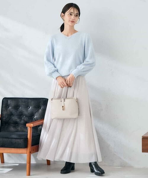 a.v.v / アー・ヴェ・ヴェ ニット・セーター | ヘアリーラメVネックニット | 詳細7