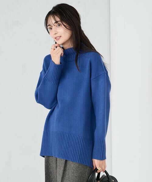 a.v.v / アー・ヴェ・ヴェ ニット・セーター | 【洗える/静電気が起きにくい/雑誌InRed(宝島社)12月号掲載】バックスリットニット | 詳細13