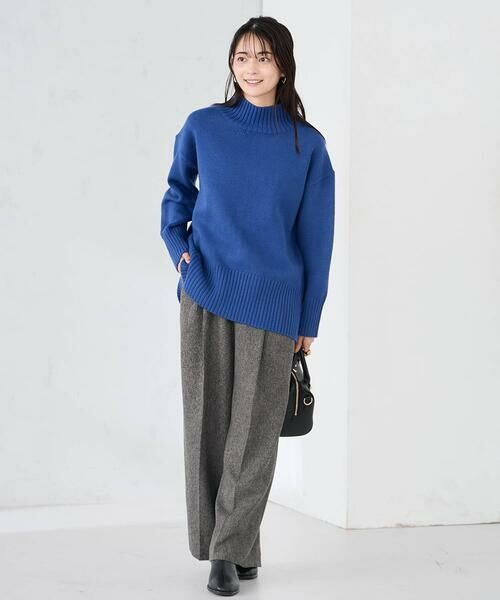 a.v.v / アー・ヴェ・ヴェ ニット・セーター | 【洗える/静電気が起きにくい/雑誌InRed(宝島社)12月号掲載】バックスリットニット | 詳細14