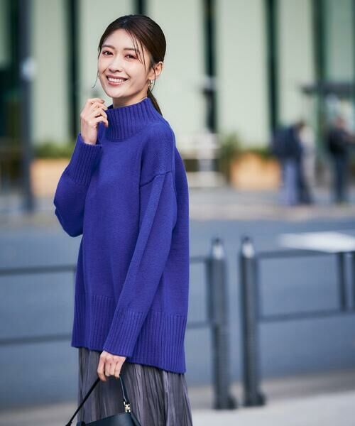 a.v.v / アー・ヴェ・ヴェ ニット・セーター | 【洗える/静電気が起きにくい/雑誌InRed(宝島社)12月号掲載】バックスリットニット | 詳細17