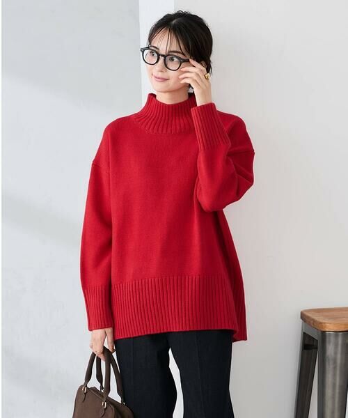 a.v.v / アー・ヴェ・ヴェ ニット・セーター | 【洗える/静電気が起きにくい/雑誌InRed(宝島社)12月号掲載】バックスリットニット | 詳細2