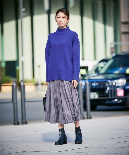 a.v.v / アー・ヴェ・ヴェ ニット・セーター | 【洗える/静電気が起きにくい/雑誌InRed(宝島社)12月号掲載】バックスリットニット | 詳細20