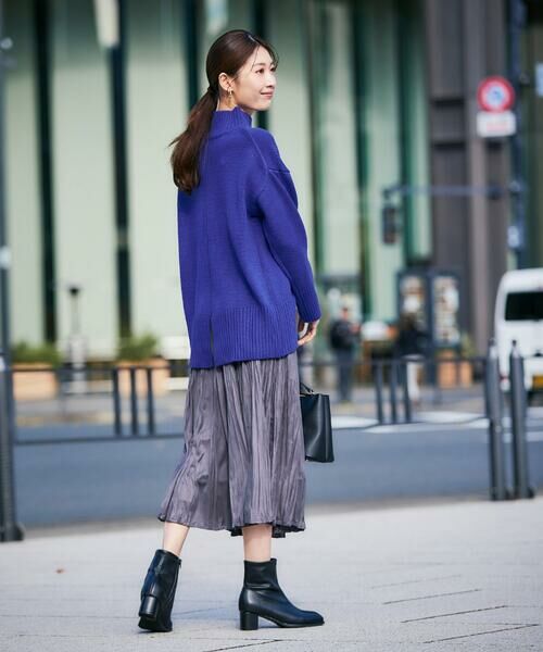 a.v.v / アー・ヴェ・ヴェ ニット・セーター | 【洗える/静電気が起きにくい/雑誌InRed(宝島社)12月号掲載】バックスリットニット | 詳細21