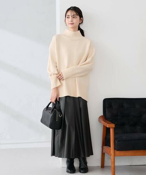 a.v.v / アー・ヴェ・ヴェ ニット・セーター | 【洗える/静電気が起きにくい/雑誌InRed(宝島社)12月号掲載】バックスリットニット | 詳細25