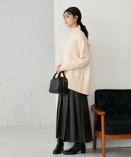 a.v.v / アー・ヴェ・ヴェ ニット・セーター | 【洗える/静電気が起きにくい/雑誌InRed(宝島社)12月号掲載】バックスリットニット | 詳細27