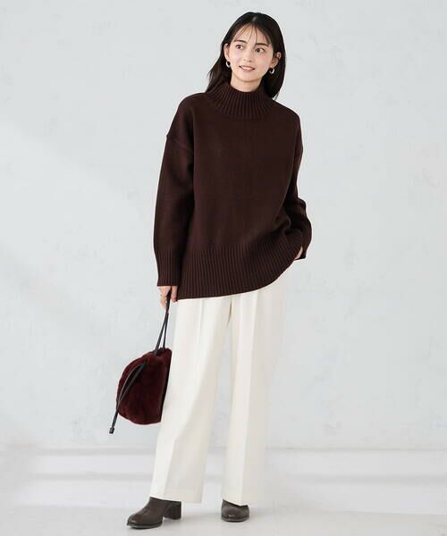 a.v.v / アー・ヴェ・ヴェ ニット・セーター | 【洗える/静電気が起きにくい/雑誌InRed(宝島社)12月号掲載】バックスリットニット | 詳細30