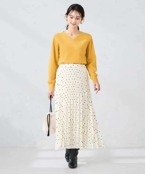 a.v.v / アー・ヴェ・ヴェ ニット・セーター | 【洗える/雑誌InRed(宝島社)11月号掲載】Vネック美ラクるパフスリーブニット | 詳細17