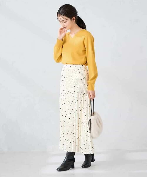 a.v.v / アー・ヴェ・ヴェ ニット・セーター | 【洗える/雑誌InRed(宝島社)11月号掲載】Vネック美ラクるパフスリーブニット | 詳細19