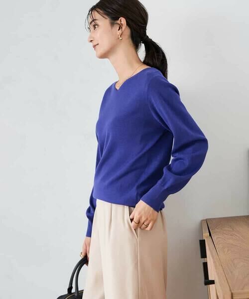 a.v.v / アー・ヴェ・ヴェ ニット・セーター | 【洗える/雑誌InRed(宝島社)11月号掲載】Vネック美ラクるパフスリーブニット | 詳細24