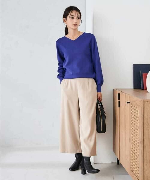 a.v.v / アー・ヴェ・ヴェ ニット・セーター | 【洗える/雑誌InRed(宝島社)11月号掲載】Vネック美ラクるパフスリーブニット | 詳細28