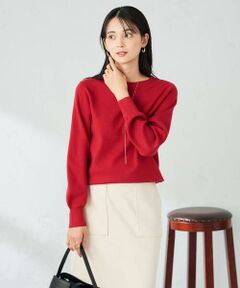 a.v.v / アー・ヴェ・ヴェ ニット・セーター | 【洗える】ボートネック美ラクるパフスリーブニット