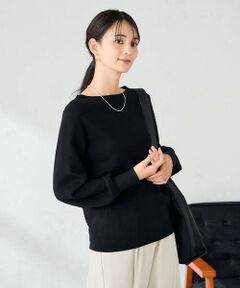 a.v.v / アー・ヴェ・ヴェ ニット・セーター | 【洗える】ボートネック美ラクるパフスリーブニット