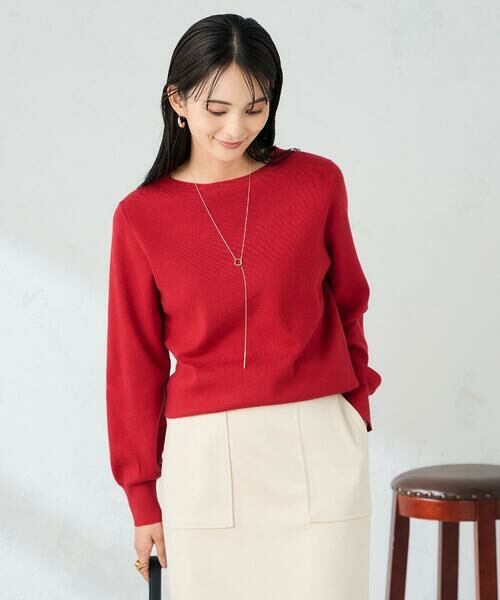 a.v.v / アー・ヴェ・ヴェ ニット・セーター | 【洗える】ボートネック美ラクるパフスリーブニット | 詳細24