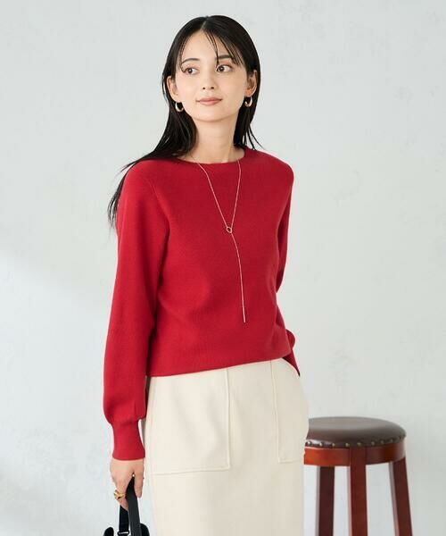 a.v.v / アー・ヴェ・ヴェ ニット・セーター | 【洗える】ボートネック美ラクるパフスリーブニット | 詳細25