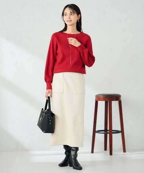 a.v.v / アー・ヴェ・ヴェ ニット・セーター | 【洗える】ボートネック美ラクるパフスリーブニット | 詳細26