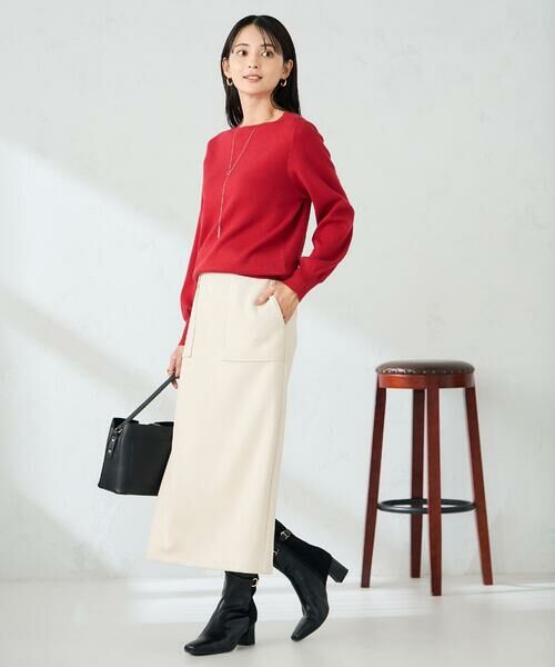 a.v.v / アー・ヴェ・ヴェ ニット・セーター | 【洗える】ボートネック美ラクるパフスリーブニット | 詳細28