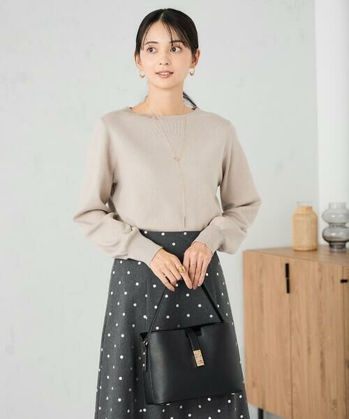 a.v.v / アー・ヴェ・ヴェ ニット・セーター | 【洗える】ボートネック美ラクるパフスリーブニット | 詳細30