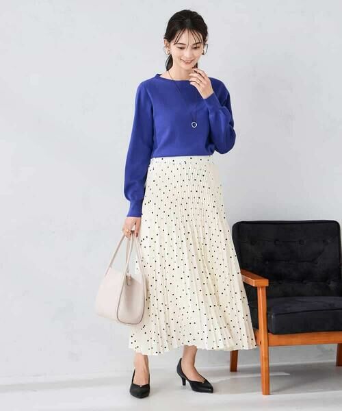 a.v.v / アー・ヴェ・ヴェ ニット・セーター | 【洗える】ボートネック美ラクるパフスリーブニット | 詳細9