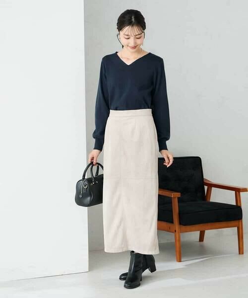 a.v.v / アー・ヴェ・ヴェ ニット・セーター | 【洗える】Vネック美ラクるパフスリーブニット【WEB限定】 | 詳細16