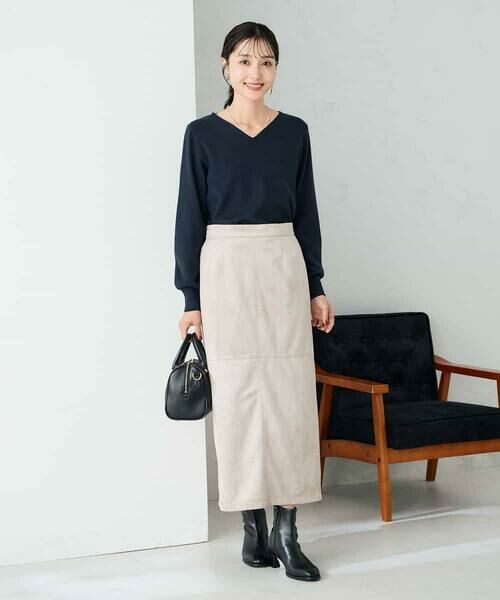 a.v.v / アー・ヴェ・ヴェ ニット・セーター | 【洗える】Vネック美ラクるパフスリーブニット【WEB限定】 | 詳細17