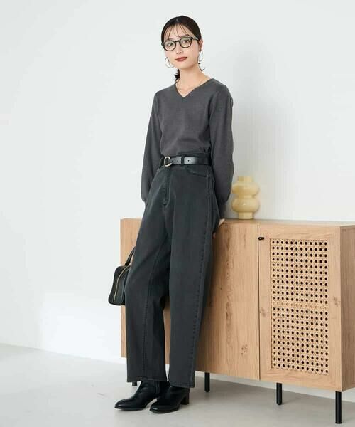 a.v.v / アー・ヴェ・ヴェ ニット・セーター | 【洗える】Vネック美ラクるパフスリーブニット【WEB限定】 | 詳細22