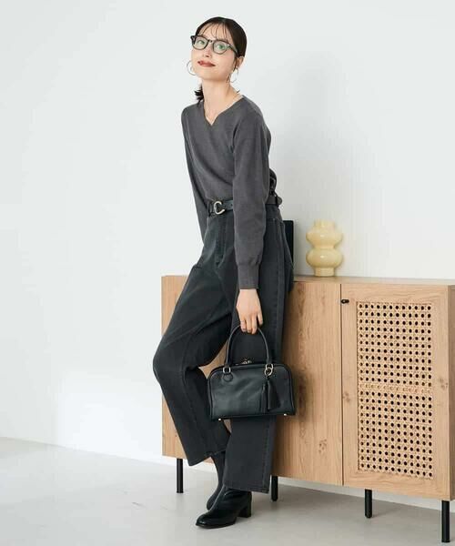 a.v.v / アー・ヴェ・ヴェ ニット・セーター | 【洗える】Vネック美ラクるパフスリーブニット【WEB限定】 | 詳細24