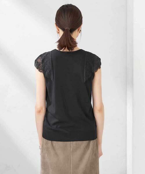 a.v.v / アー・ヴェ・ヴェ ニット・セーター | レーストリムフレンチスリーブサマーニット | 詳細23