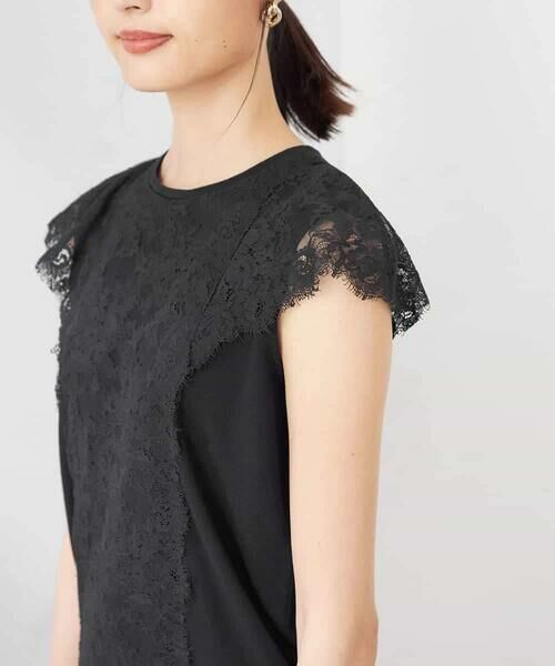 a.v.v / アー・ヴェ・ヴェ ニット・セーター | レーストリムフレンチスリーブサマーニット | 詳細25