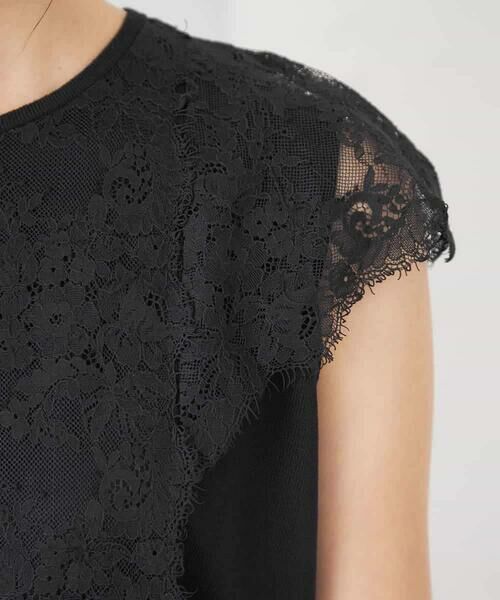 a.v.v / アー・ヴェ・ヴェ ニット・セーター | レーストリムフレンチスリーブサマーニット | 詳細27