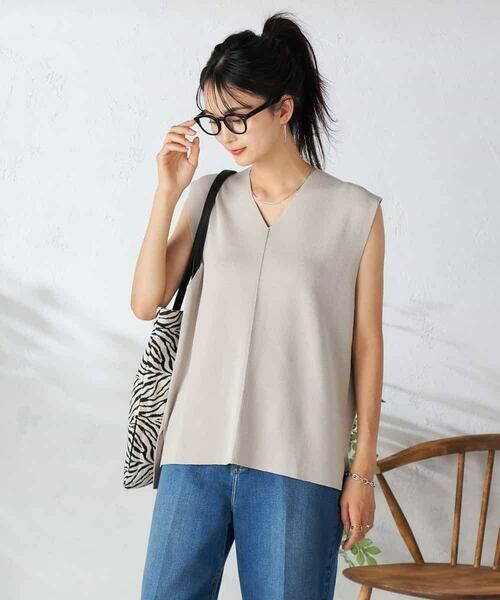 a.v.v / アー・ヴェ・ヴェ ベスト | Ｖネックニットベスト | 詳細1