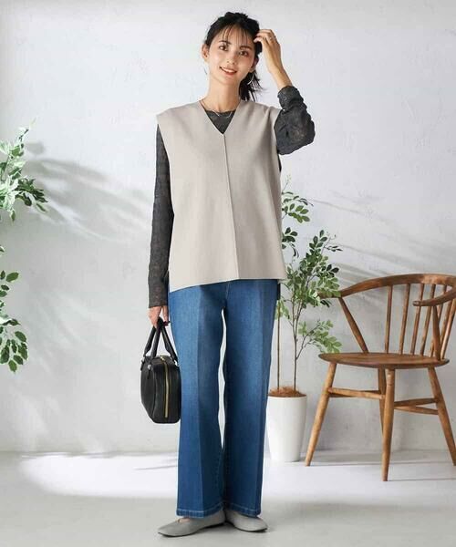 a.v.v / アー・ヴェ・ヴェ ベスト | Ｖネックニットベスト | 詳細15