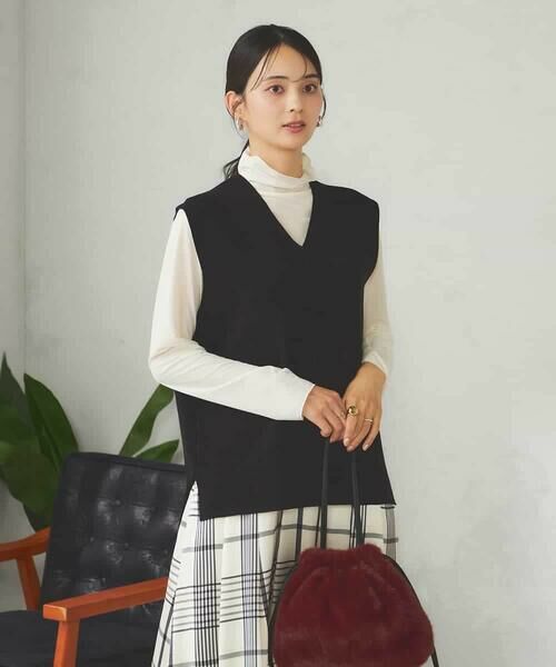 a.v.v / アー・ヴェ・ヴェ ベスト | Ｖネックニットベスト | 詳細21