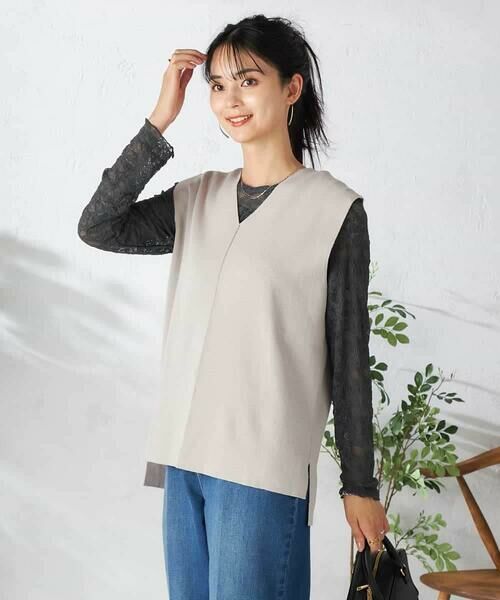 a.v.v / アー・ヴェ・ヴェ ベスト | Ｖネックニットベスト | 詳細6