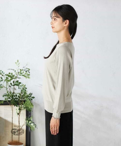 a.v.v / アー・ヴェ・ヴェ ニット・セーター | プリーツスリーブニット | 詳細11