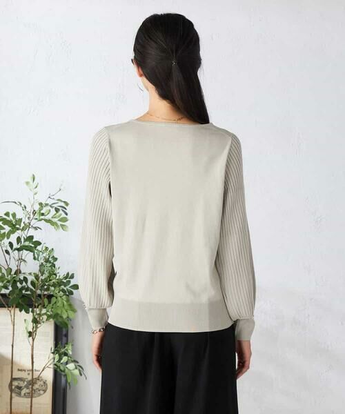 a.v.v / アー・ヴェ・ヴェ ニット・セーター | プリーツスリーブニット | 詳細12