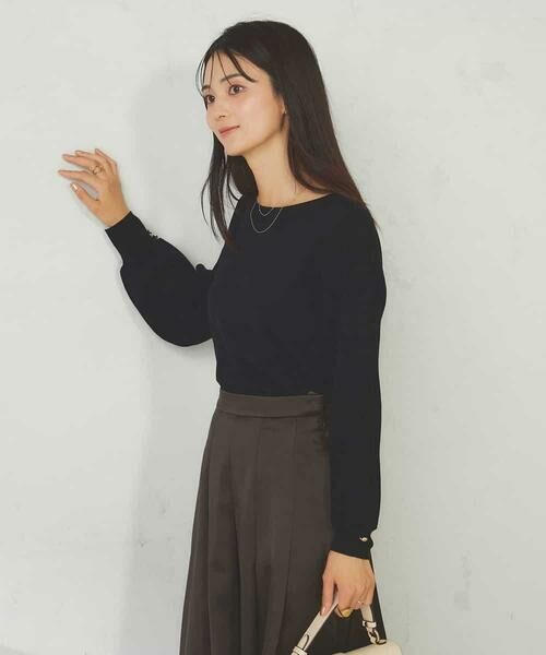 a.v.v / アー・ヴェ・ヴェ ニット・セーター | プリーツスリーブニット | 詳細4