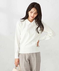 a.v.v / アー・ヴェ・ヴェ ニット・セーター | 2WAYレースカラーニット