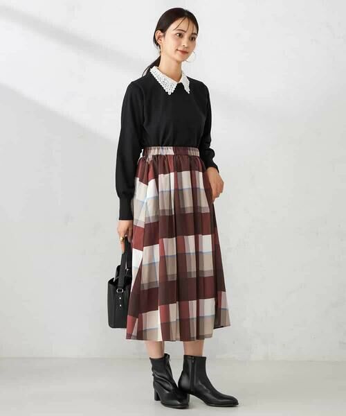 a.v.v / アー・ヴェ・ヴェ ニット・セーター | 2WAYレースカラーニット | 詳細14