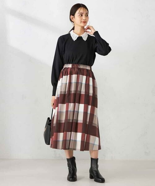 a.v.v / アー・ヴェ・ヴェ ニット・セーター | 2WAYレースカラーニット | 詳細15