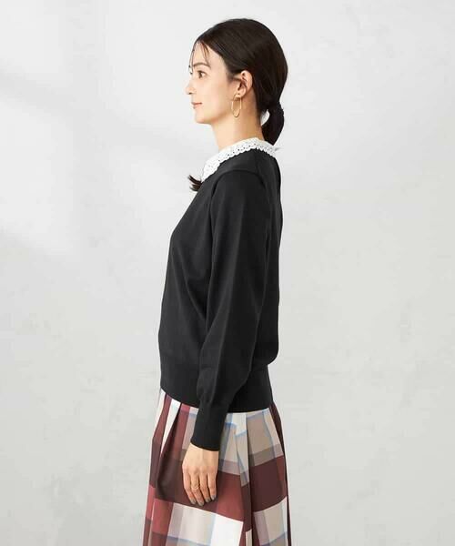 a.v.v / アー・ヴェ・ヴェ ニット・セーター | 2WAYレースカラーニット | 詳細17